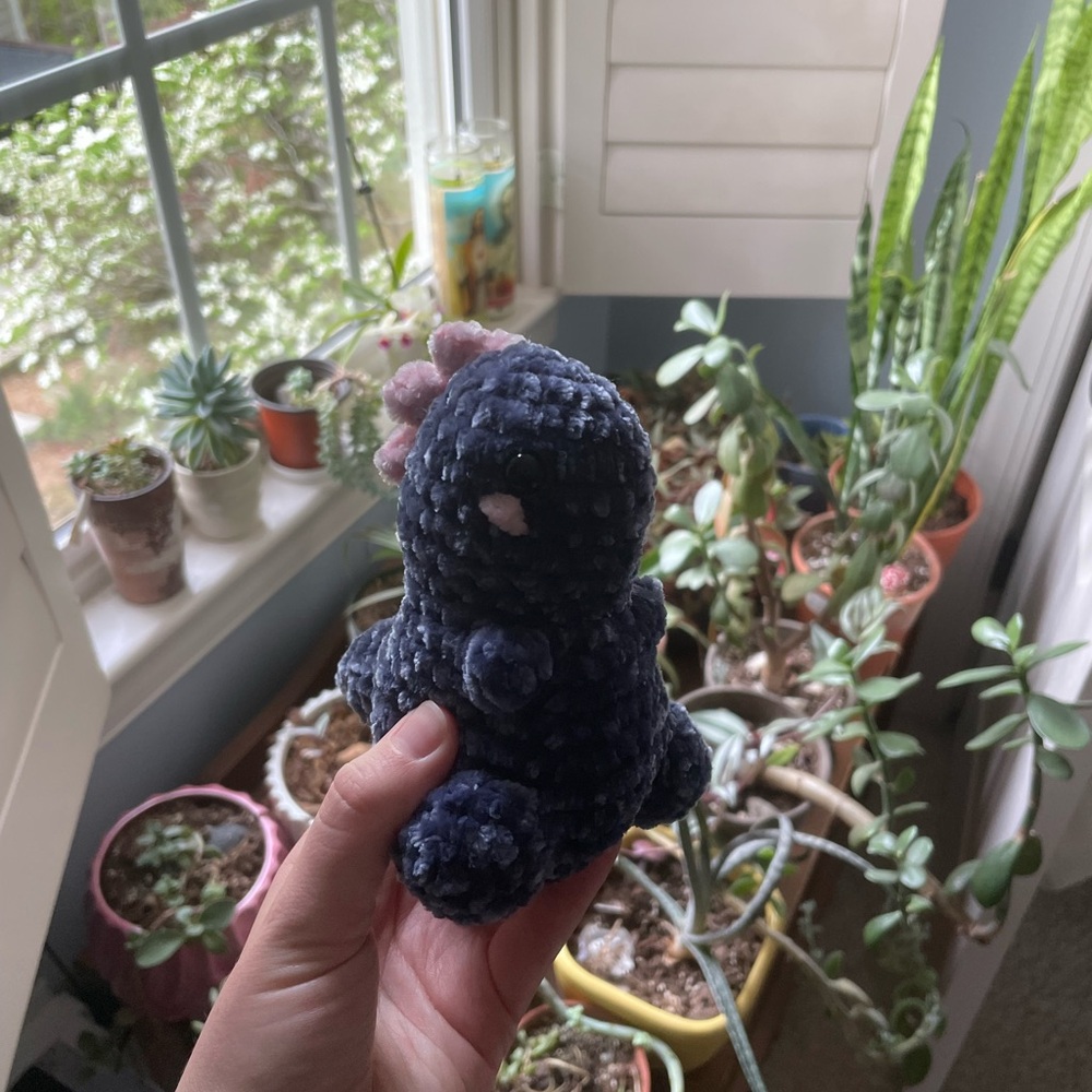 Plush Dinosaur Toy crocheted handmade